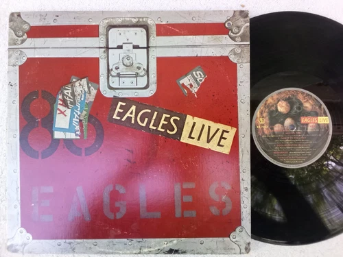 Eagles Live - 1980  Asylum Double LP BB-705 Gatefold 1ST Press  VG/EX