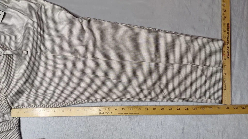 WORTHINGTON Women Plus Size 2X Khaki Plaid Mid-Rise Jogger Pull-On Pants NEW - Image 4 of 4