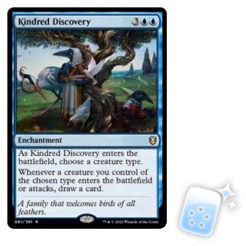 KINDRED DISCOVERY Commander Legends: Battle For Baldur's Gate Magic MTG CARD - Picture 1 of 1