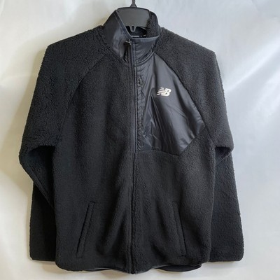 NEW BALANCE Q Speed Sherpa Jacket Men's Size XL Black MJ33285