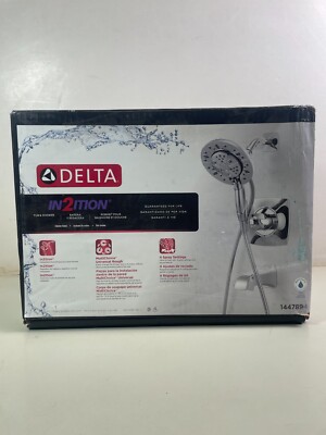 Delta 144789-I Vesna In2ition 2-in-1 1Handle 5-Spray Tub & Shower Faucet Chrome