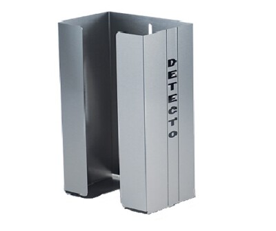 Detecto GH1SS Stainless Steel 1-Box Wall Mount Glove Box Holder