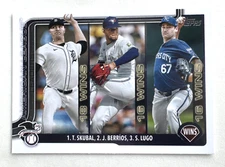 ⭐🦄 2025 Topps Series 1 - José Berríos Skubal Lugo #151 AL ERA Leaders 🆓📦
