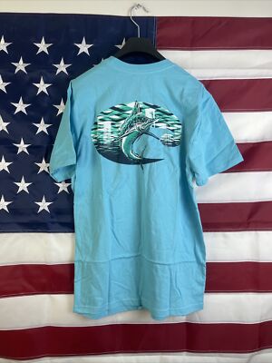 Costa Del Mar Mens T-Shirt Small Marlin Fishing New NWT