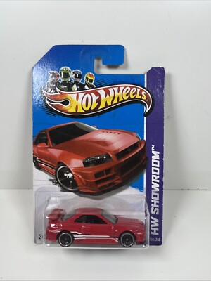 2013 HOT WHEELS SHOWROOM NISSAN SKYLINE GT-R Hc 7