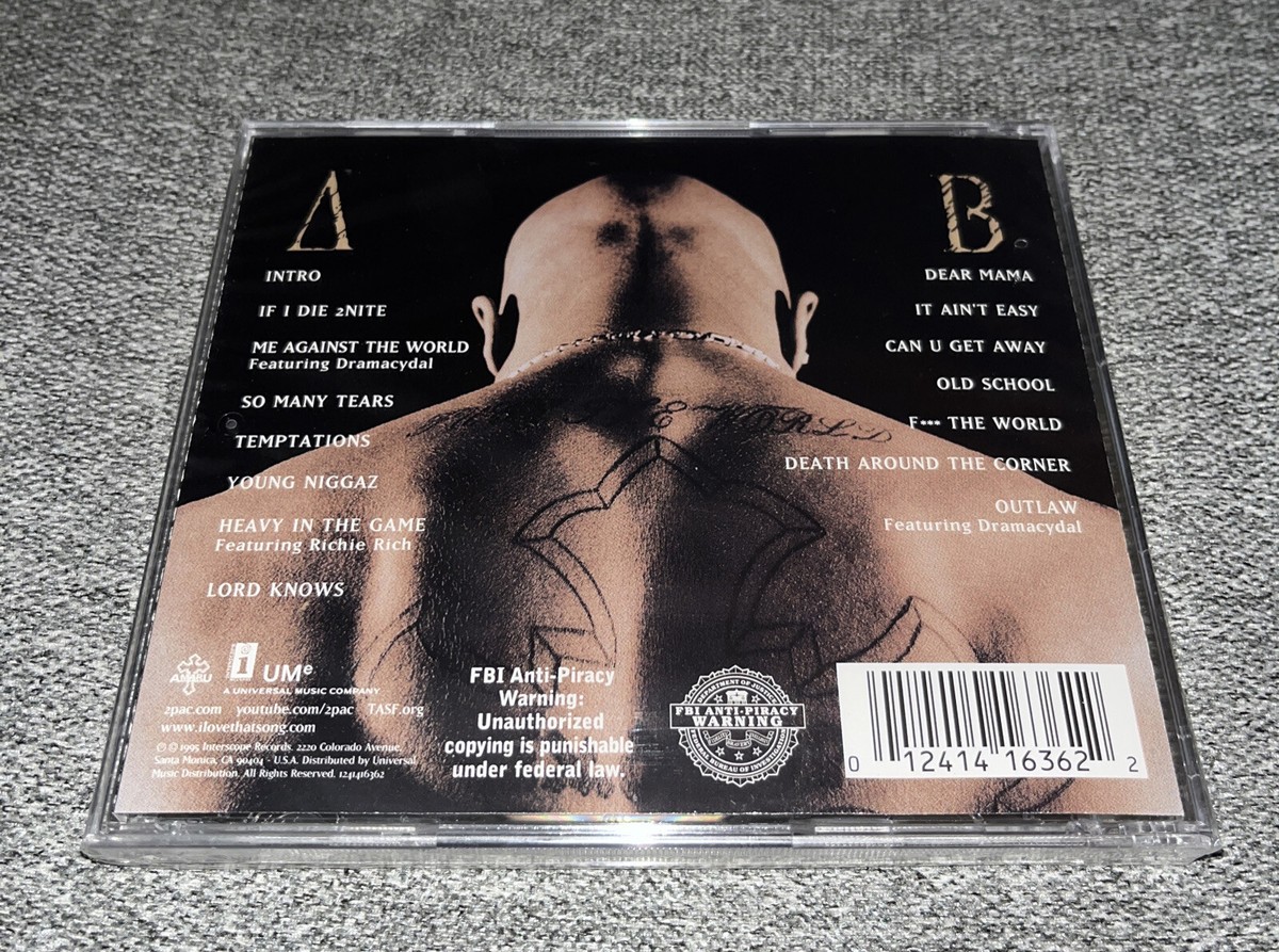Me Against the World by 2Pac (New CD)⭐️Buy Any 3 Get 1 Free