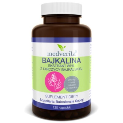 Medverita Baikalina 85% Baikal-Helmkraut 120 K