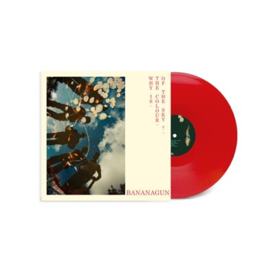 BANANAGUN - WHY IS THE COLOUR OF THE SKY? (OPAQUE RED LP)   VINYL LP NEU