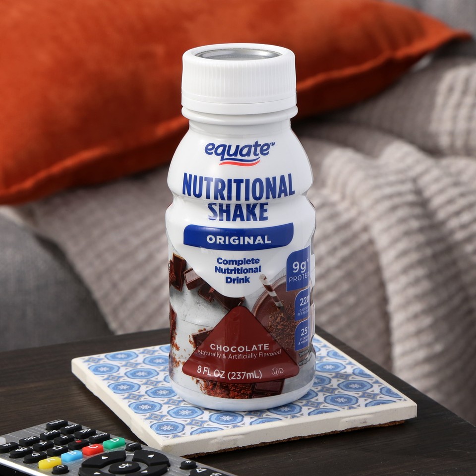 Equate Original Meal Replacement Nutritional Shakes Chocolate 8 fl oz