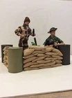 GI Joe Firebase Ryan 1/6th Mortar Pit Set With Sandbags Mint New Dragon