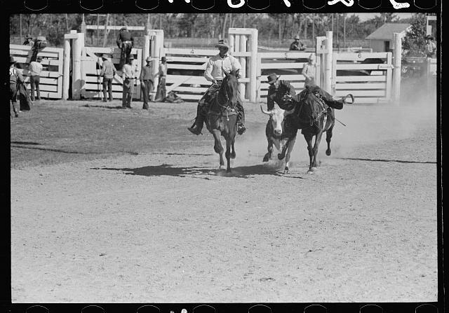 Rodeo,Miles City,Montana,MT,June 1939,Arthur Rothstein,Farm Security ...