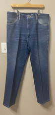 VTG Wrangler 938NAV Jeans Men 36x30 Blue Cowboy Cut Slim