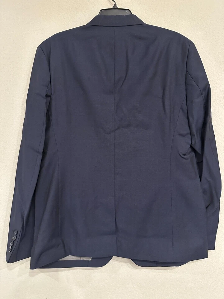 Marc by Marc Jacobs NWT Wool Navy Blue Sport Jacket Coat Sz L Large, Retail $448 - Image 4 of 4