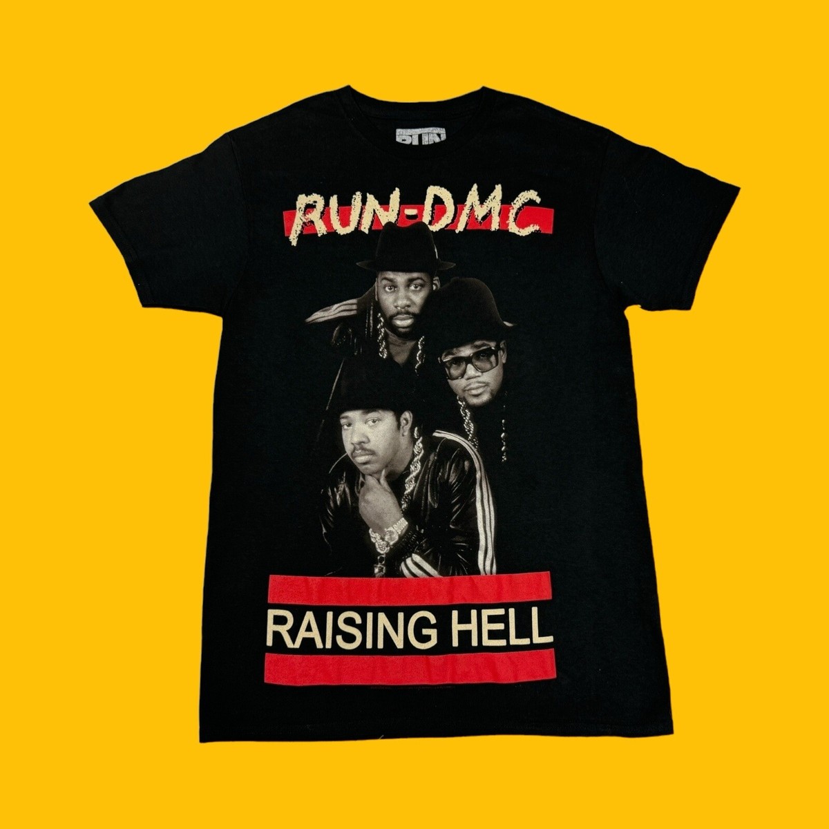 RUN DMC Raising Hell Black Tee　ラップTシャツ RUN DMC Raising Hell Black Tee ラップTシャツ RAPTEES(ラップ