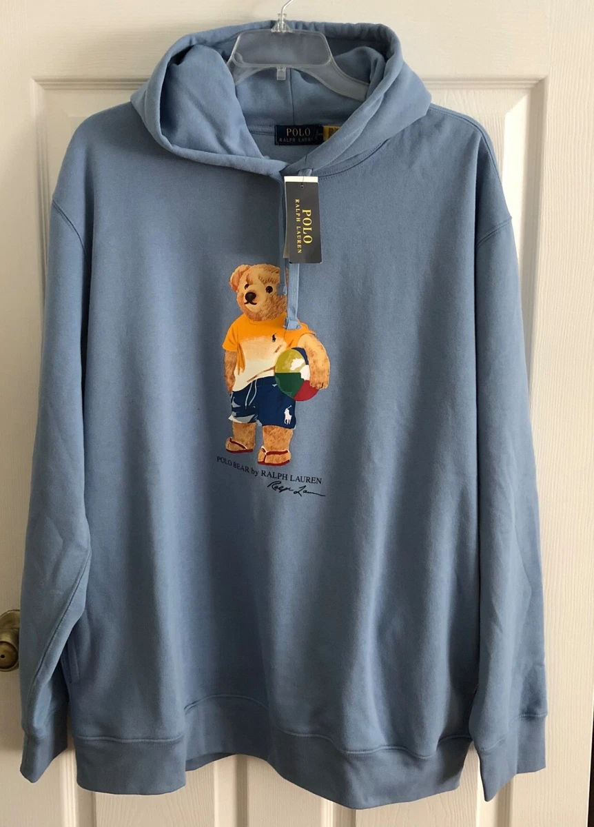 Vintage polo top bear hoodie