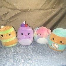 Squishmallows Flipamallows Plush Lot Vie Bunny Chick Peanut Butter Set of 4