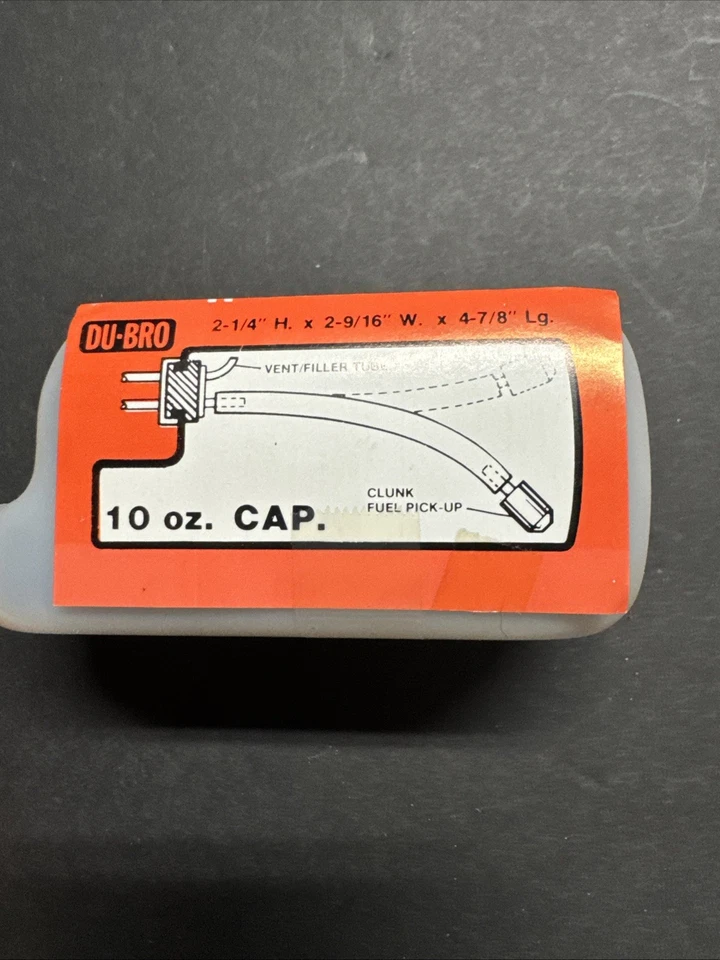 DU-BRO - No. 410 -Square Fuel Tank - 10 Oz - NEW - Image 3 of 3