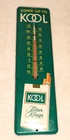 1960s Vintage kool Cigarettes pack Tobacco Thermometer Tin Advertising Sign