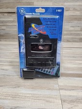 GE Personal Portable Cassette Recorder 3-5027 Tape Player AC/DC NIB NIP Sealed