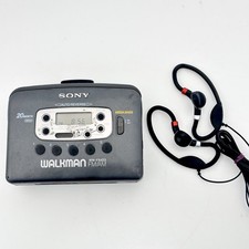 Sony Walkman WM-FX423 Portable Cassette Player AM FM Radio TESTED  Headphones