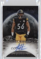 2024 Panini Black Midnight Signatures Royal 30/50 Alex Highsmith Auto 1k7d