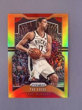 Pau Gasol 2019-20 Panini Prizm Basketball Orange Prizm 31/49 [dyf80