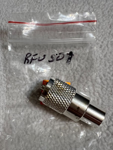NEW Ham Radio RFU501 UHF Sidr for RG8 Cable PL259 RF Connectors