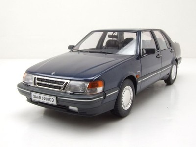 Saab 9000 CD Turbo 1990 dunkelblau Modellauto 1:18 Triple9