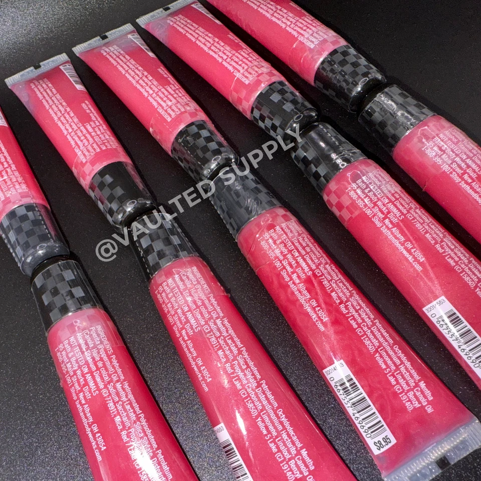 10 BATH & BODY WORKS LIPLICIOUS CO BIGELOW MAGENTA MINT MENTHA LIP TINT GLOSS - Image 2 of 4