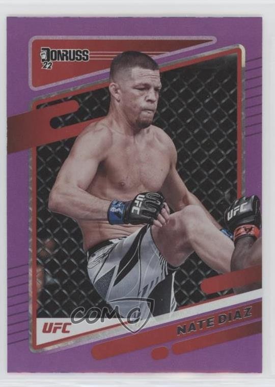 2022 Donruss UFC Purple Flood Nate Diaz #46 0r0a
