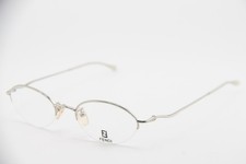 NEW FENDI F509 PALLADIUM SILVER AUTHENTIC FRAMES EYEGLASSES 50-20