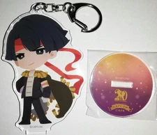 Gyakuten Saiban 20th Kazuma Asogi Acrylic Stand Keychain Capcom Cafe