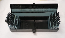 115 PC Drill Bit Set Jobber 1/16" - 1/2" A-Z 1-60 Case Scuffed see description