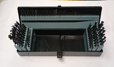 115 PC Drill Bit Set Jobber 1/16'' - 1/2'' A-Z & 1-60 Case Scuffed see description