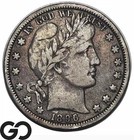 1896-O Barber Half Dollar *Major RARE Key Date* XF, Very Low Survival Rate!