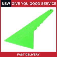 Universal Car Window Film Wrap Cleaning Scraper Tinting Tool Green Pack of 1