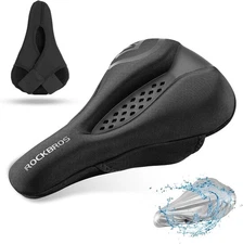 ROCKBROS Bike Seat Cover Comfortable Gel Padded Bicycle Seat Cushion for Peloton