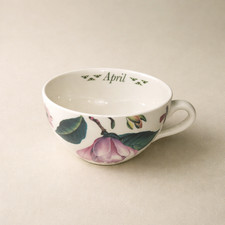 SPODE  Flowers Of the Month Oversized Cup April Flowers 2007