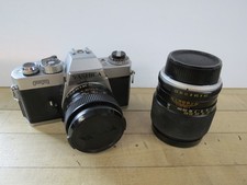 VINTAGE YASHICA FR 35mm FILM CAMERA W/50mm YASHICA 1.7 LENS TESTED