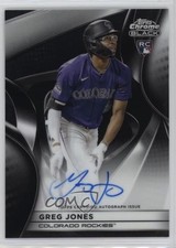 2025 Topps Chrome Black Auto Greg Jones #CBA-GJ Auto 0s2w