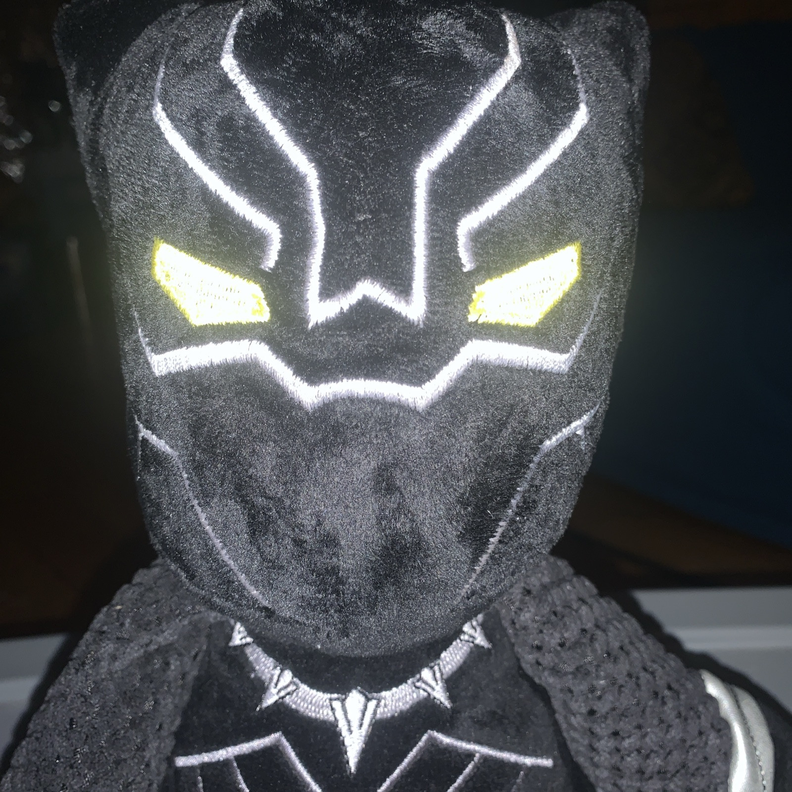Black Panther Plush Marvel Avengers Scentsy Buddy Secret Pocket 16" Excellent thumbnail 2