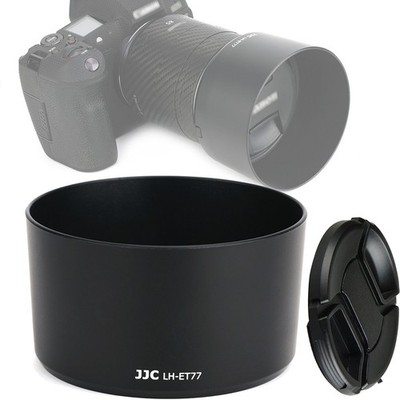 JJC  LH-ET77 Bayonet Lens Hood +Cap for Canon RF 85mm f/2 Macro IS STM Lens