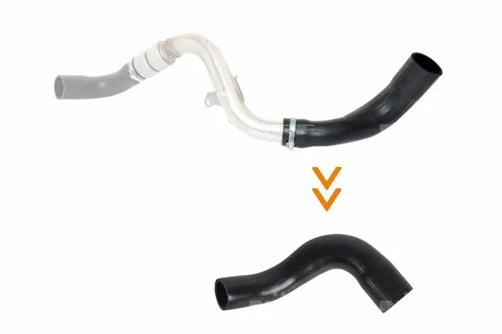 Air duct pipe 166244 NRF for FORD FOCUS II FOCUS II Station Wagon FOCUS C-MAX
