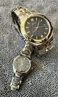 Vintage Seiko Matching "His & Hers" Two-Tone Date Quartz Watches – 7N42 & 7N82