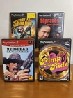 PS2 PlayStation 2 Lot Of 4 Games Sopranos , Red Dead Revolver , Destroy Humans !