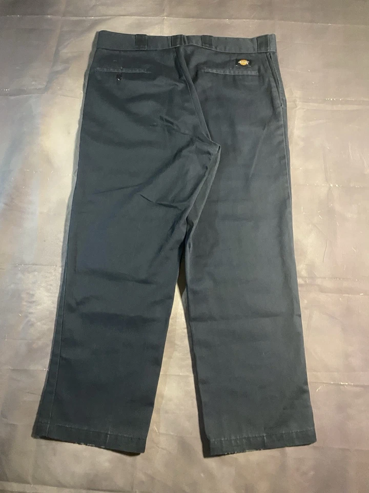 Dickies 874 Navy Twill Work Trousers Regular Fit Straight Leg 32x32, photo 2 of 5
