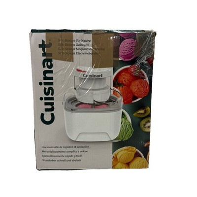 Cuisinart Solo Scoops Ice Cream Maker | Hausgemachtes Gelato &Eismaschine B-Ware