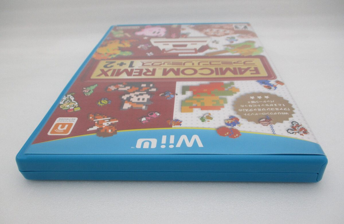 FAMICOM REMIX 1+2 Nintendo WiiU Japan import NTSC-J Mario Zelda