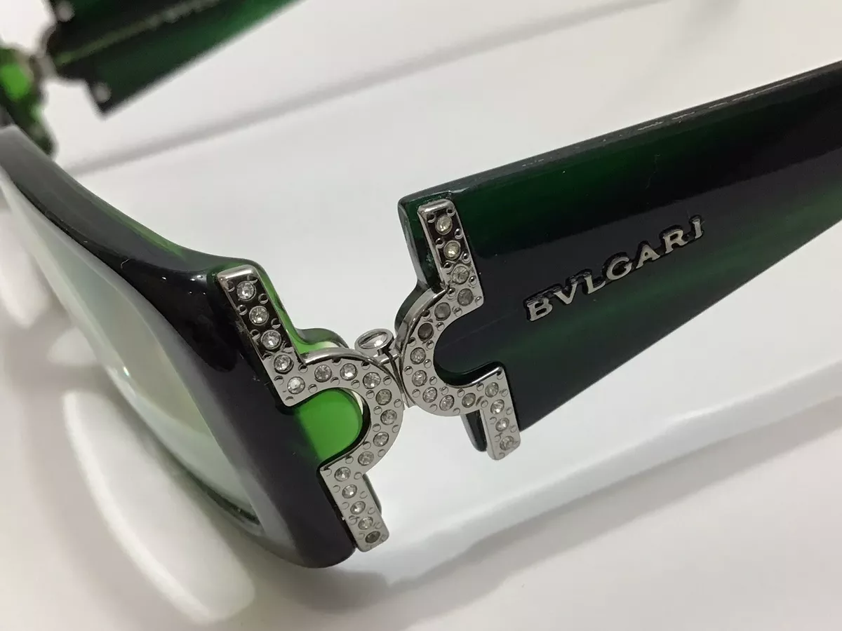 Bvlgari glasses frames with crystals sale