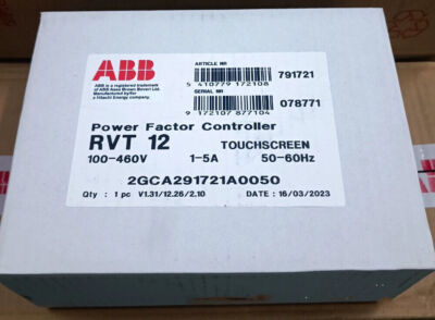 ONE ABB RVT-12 Power Factor Controller RVT 12 New FedEx or DHL or UPS